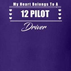 My Heart Belongs To A 2012 Pilot Driver Dark Color T Shirt