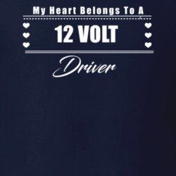 My Heart Belongs To A 2012 Volt Driver Dark Color T Shirt