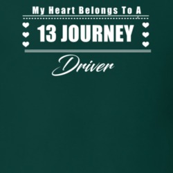 My Heart Belongs To A 2013 Journey Driver Dark Color T Shirt