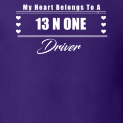 My Heart Belongs To A 2013 N One Driver Dark Color T Shirt