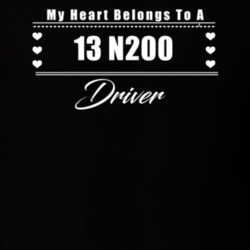 My Heart Belongs To A 2013 N200 Driver Dark Color T Shirt