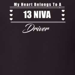My Heart Belongs To A 2013 Niva Driver Dark Color T Shirt