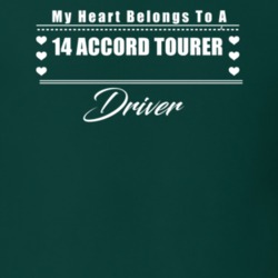 My Heart Belongs To A 2014 Accord Tourer Driver Dark Color T Shirt