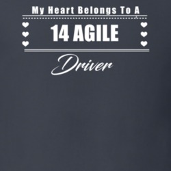 My Heart Belongs To A 2014 Agile Driver Dark Color T Shirt