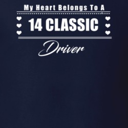 My Heart Belongs To A 2014 Classic Driver Dark Color T Shirt