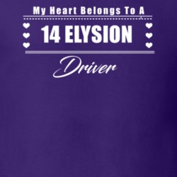 My Heart Belongs To A 2014 Elysion Driver Dark Color T Shirt