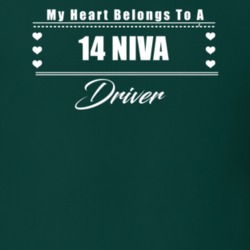 My Heart Belongs To A 2014 Niva Driver Dark Color T Shirt