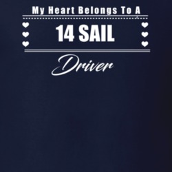 My Heart Belongs To A 2014 Sail Driver Dark Color T Shirt