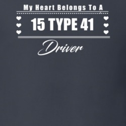 My Heart Belongs To A 1915 Type 41 Driver Dark Color T Shirt