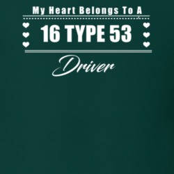 My Heart Belongs To A 1916 Type 53 Driver Dark Color T Shirt
