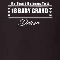 My Heart Belongs To A 1918 Baby Grand Driver Dark Color T Shirt