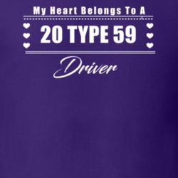 My Heart Belongs To A 1920 Type 59 Driver Dark Color T Shirt