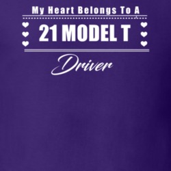My Heart Belongs To A 1921 Model T Driver Dark Color T Shirt