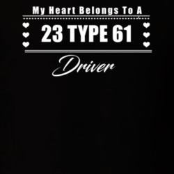 My Heart Belongs To A 1923 Type 61 Driver Dark Color T Shirt