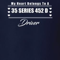 My Heart Belongs To A 1935 Series 452 D Driver Dark Color T Shirt