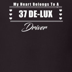 My Heart Belongs To A 1937 De-Lux Driver Dark Color T Shirt