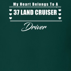 My Heart Belongs To A 1937 Land Cruiser Driver Dark Color T Shirt
