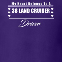 My Heart Belongs To A 1938 Land Cruiser Driver Dark Color T Shirt