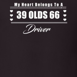 My Heart Belongs To A 1939 Olds 66 Driver Dark Color T Shirt