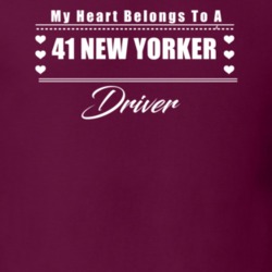 My Heart Belongs To A 1941 New Yorker Driver Dark Color T Shirt