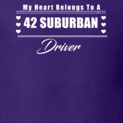 My Heart Belongs To A 1942 Suburban Driver Dark Color T Shirt
