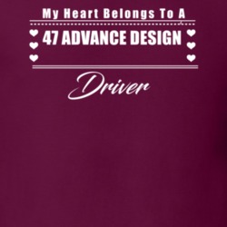My Heart Belongs To A 1947 Advance Design Driver Dark Color T Shirt