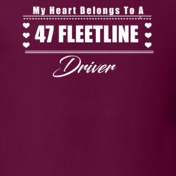 My Heart Belongs To A 1947 Fleetline Driver Dark Color T Shirt