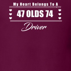 My Heart Belongs To A 1947 Olds 74 Driver Dark Color T Shirt
