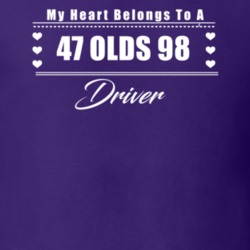 My Heart Belongs To A 1947 Olds 98 Driver Dark Color T Shirt