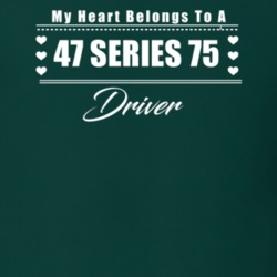 My Heart Belongs To A 1947 Series 75 Driver Dark Color T Shirt