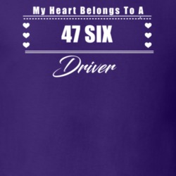 My Heart Belongs To A 1947 Six Driver Dark Color T Shirt