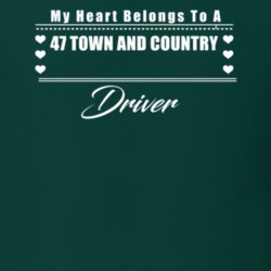 My Heart Belongs To A 1947 Town And Country Driver Dark Color T Shirt