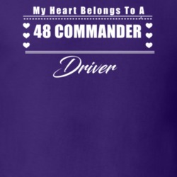 My Heart Belongs To A 1948 Commander Driver Dark Color T Shirt