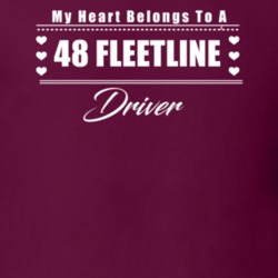 My Heart Belongs To A 1948 Fleetline Driver Dark Color T Shirt