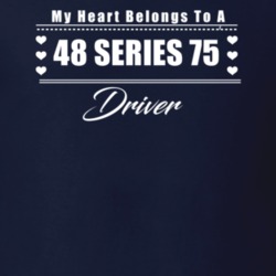 My Heart Belongs To A 1948 Series 75 Driver Dark Color T Shirt