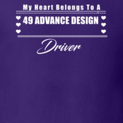 My Heart Belongs To A 1949 Advance Design Driver Dark Color T Shirt