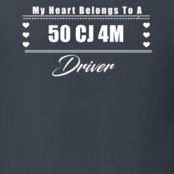 My Heart Belongs To A 1950 Cj 4M Driver Dark Color T Shirt