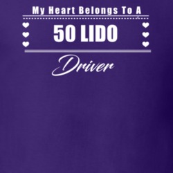 My Heart Belongs To A 1950 Lido Driver Dark Color T Shirt