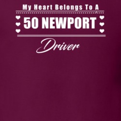 My Heart Belongs To A 1950 Newport Driver Dark Color T Shirt