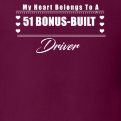 My Heart Belongs To A 1951 Bonus-Built Driver Dark Color T Shirt