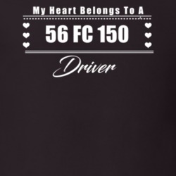 My Heart Belongs To A 1956 Fc 150 Driver Dark Color T Shirt