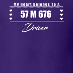 My Heart Belongs To A 1957 M 676 Driver Dark Color T Shirt