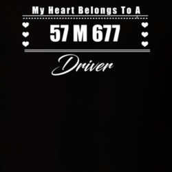 My Heart Belongs To A 1957 M 677 Driver Dark Color T Shirt