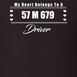 My Heart Belongs To A 1957 M 679 Driver Dark Color T Shirt
