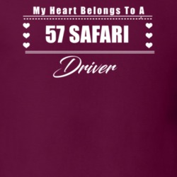 My Heart Belongs To A 1957 Safari Driver Dark Color T Shirt