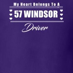 My Heart Belongs To A 1957 Windsor Driver Dark Color T Shirt