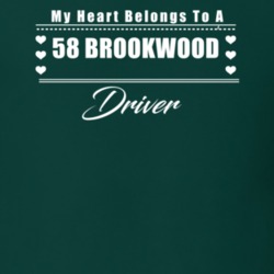 My Heart Belongs To A 1958 Brookwood Driver Dark Color T Shirt