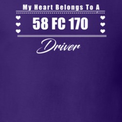 My Heart Belongs To A 1958 Fc 170 Driver Dark Color T Shirt