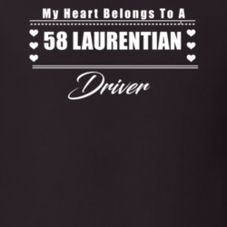 My Heart Belongs To A 1958 Laurentian Driver Dark Color T Shirt