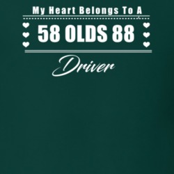 My Heart Belongs To A 1958 Olds 88 Driver Dark Color T Shirt
